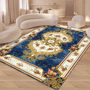European Retro Floral Large Carpet for Living Room Luxury Decoration Rug  Non-slip Bedroom Cloakroom Washable Soft Mat