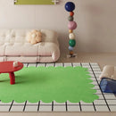 Tapete amarelo para sala de estar, estilo creme, amplo, para quarto, cabeceira, moderno, simples e elegante, tapete decorativo para mesa de centro.