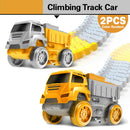 Brinquedo de Carro de Corrida Elétrico de Engenharia Magic Climbing da Space Track Toys Pista de Corrida Dobrável Flexível Carros Trem Brinquedo para Presente de Criança