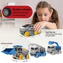 Brinquedo de Carro de Corrida Elétrico de Engenharia Magic Climbing da Space Track Toys Pista de Corrida Dobrável Flexível Carros Trem Brinquedo para Presente de Criança