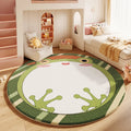 Round Rugs for Bedroom Fluffy Soft Bedside Rug Cartoon Style Living Room Decoration Cute Carpet Thick Plush Children Floor Mat