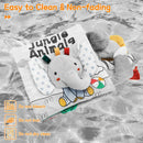 Livro de Pano Sensorial 3D para Bebês em inglês