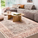 Tapetes retrô americanos para sala de estar, macios e felpudos, decoração de quarto, tapete de cabeceira, tapete lavável para casa, tapete grosso e macio para sala de estar.