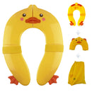 Assento Sanitário Infantil Dobrável para Viagem – Troninho Portátil de Treinamento com Almofada Confortável e Design Ergonômico