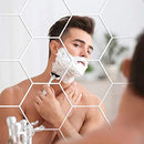 Espelhos Decorativos Adesivos Redondos e Quadrados – Mini Espelhos Flexíveis em Acrílico para Parede e Móveis