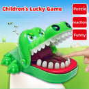 Brinquedo de dentes de crocodilo para crianças: mordidas de crocodilo nos dedos, treinamento de reação, jogo da sorte, brinquedo antiestresse.