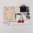 Kit de Montagem de Carro RC DIY - Mini Projeto Didático STEM - Auxílio na Educação Científica - Brinquedo Experimental para Crianças - Presente Ideal para Crianças