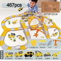 137-467 peças Carrinho de brinquedo elétrico infantil com trilho, brinquedo educativo de engenharia para crianças, brinquedo de trem com trilho, presente de aniversário para crianças