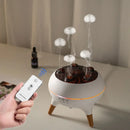 Umidificador de ar Dynamic Jellyfish de 250ml com difusor de óleos essenciais, controle remoto e 7 luzes noturnas coloridas para quarto.