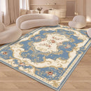 European Retro Floral Large Carpet for Living Room Luxury Decoration Rug  Non-slip Bedroom Cloakroom Washable Soft Mat