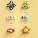 Brinquedo de Banho Baby Montessori com Ventosa Giratória, Chocalho Giratório e Brinquedo Sensorial para a Primeira Infância.