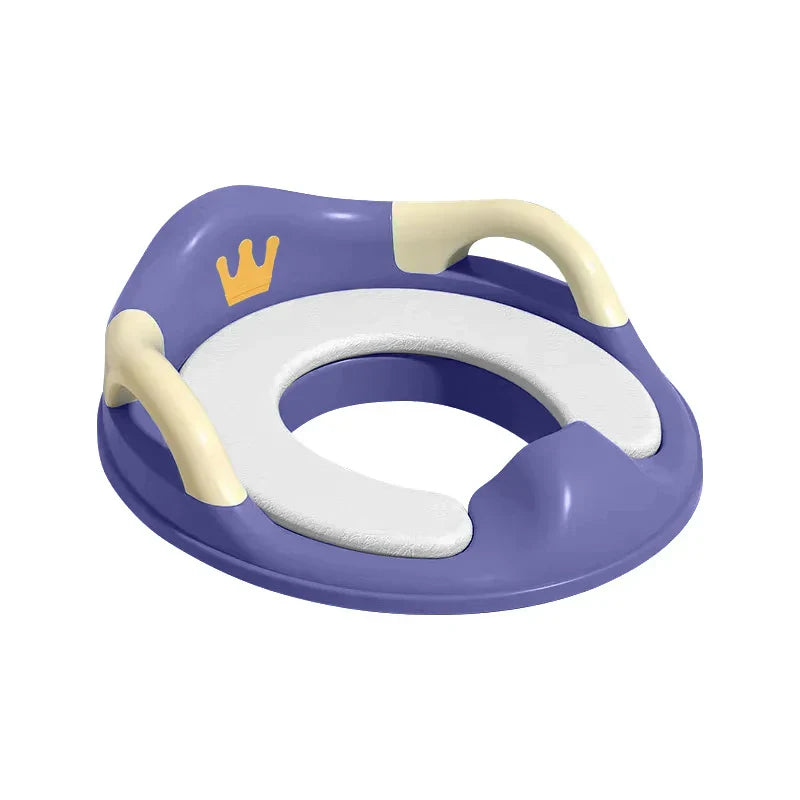 Assento Redutor Infantil Acolchoado com Alças – Adaptador Portátil Antiderrapante para Treinamento no Vaso Sanitário