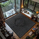 Retro Black Persian CARPET LIVE ROOM Luxury Home Decoration Bedroom Large Area Rugs Easy Cleaning Non-slip Floor Mats Bedside