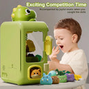 Máquina de Garra de Dinossauro, Brinquedo Eletrônico de Arcade, Máquina de Pegar Bonecas Ajustável, Música, Mini Máquina de Venda Automática, Presente de Aniversário para Crianças